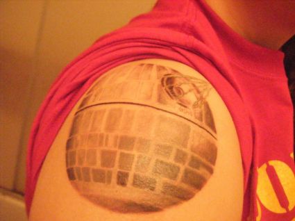 Circle Tats On Shoulder